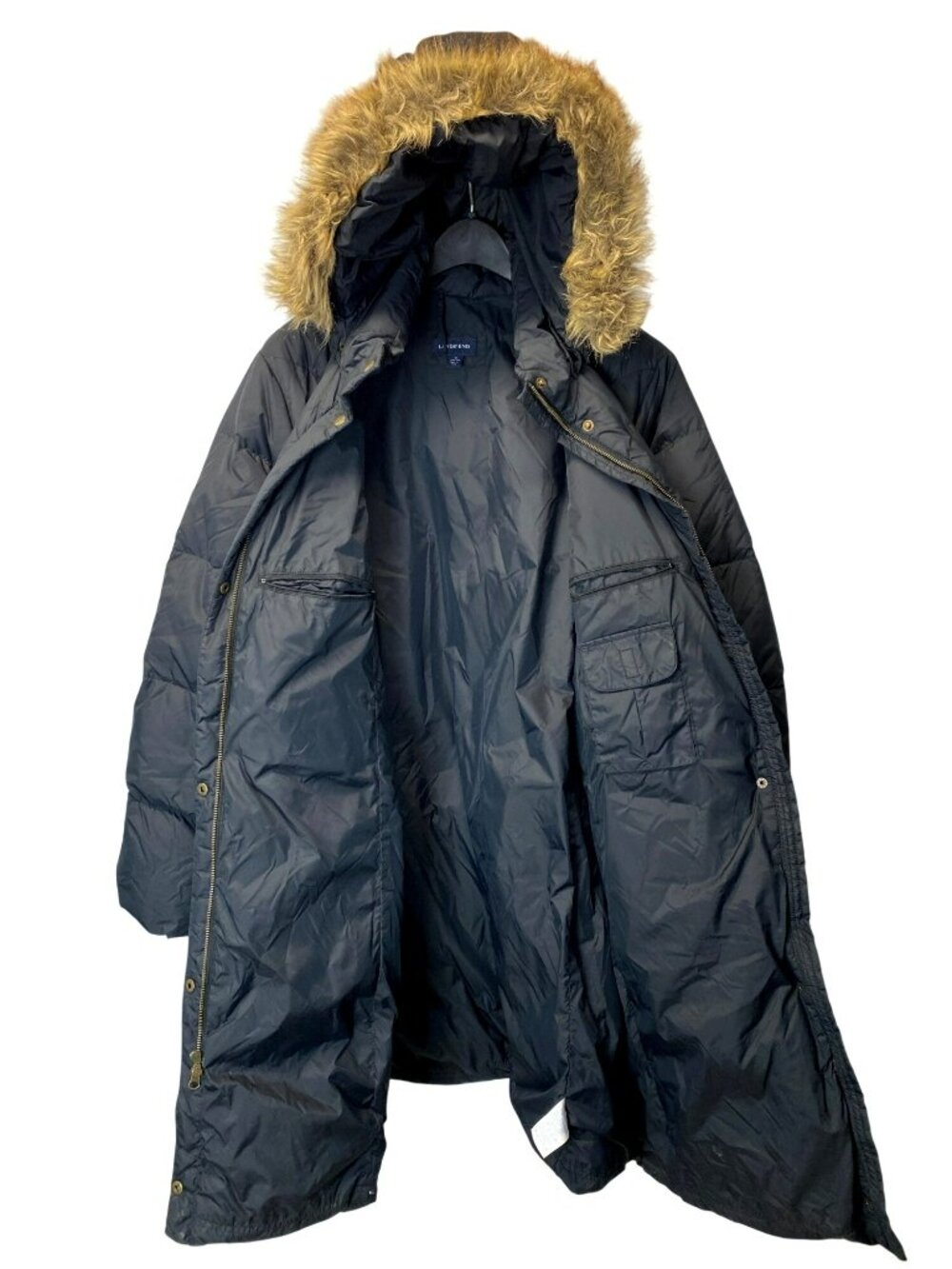 Lands End Black Goosedown Down Quilted Puffer Coat Parka Long Womens 3x 24-26 - Picture 3 of 11